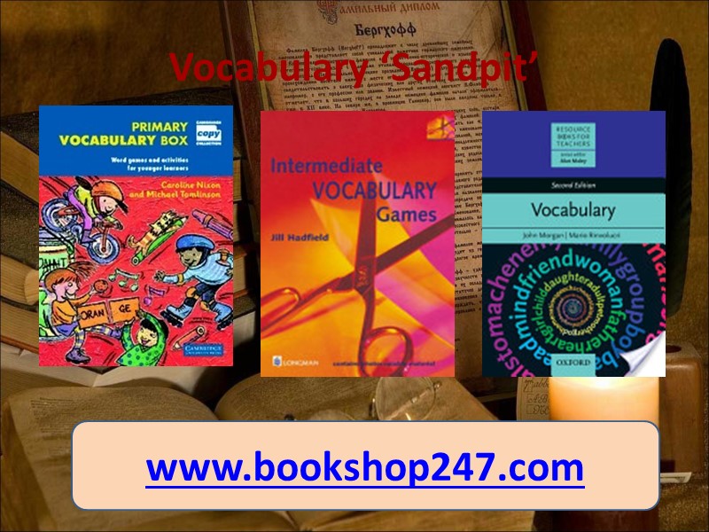 Vocabulary ‘Sandpit’ www.bookshop247.com